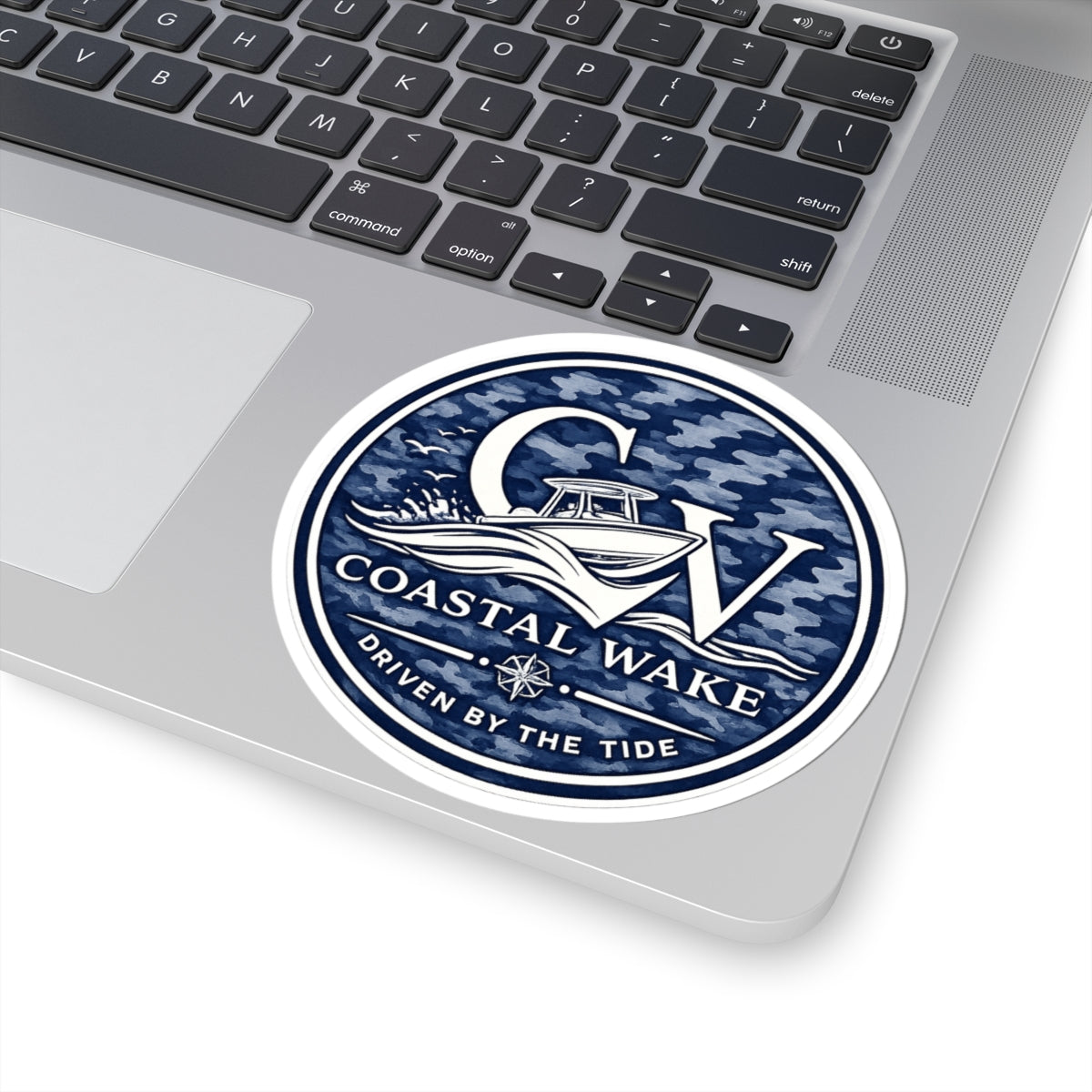 Coastal Wake Logo Sticker