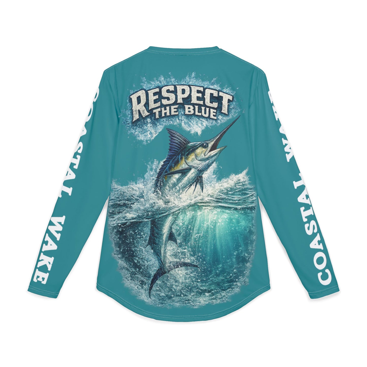 Respect The Blue Tuna Fishing UV Long Sleeve Shirt