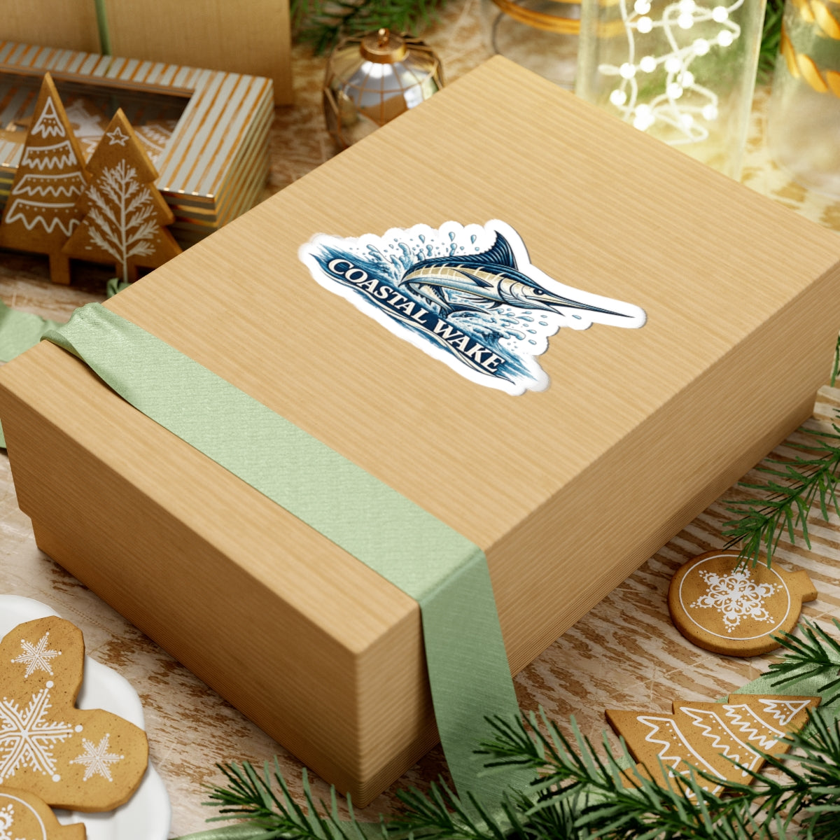 Marlin Jumping Sticker