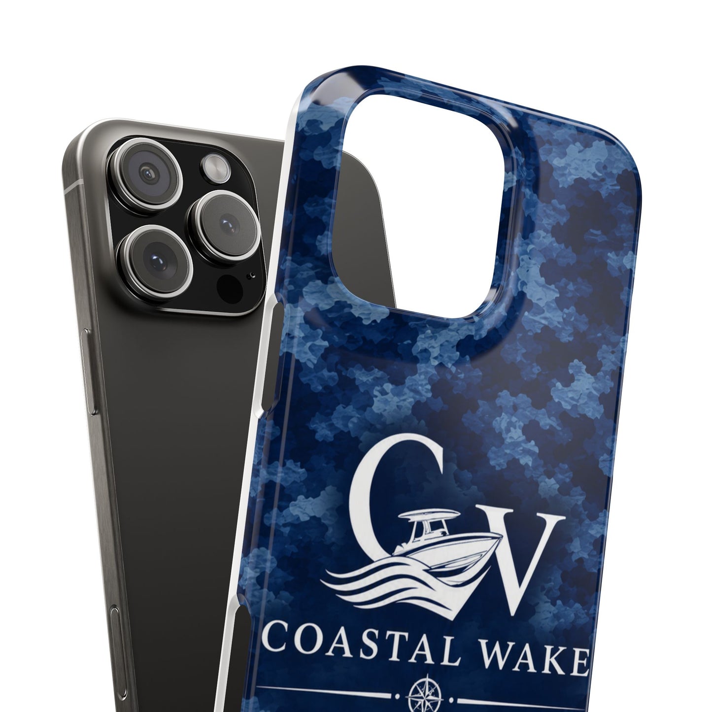 Coastal Wake Camo Slim Phone Case
