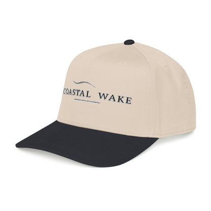 Coastal Wakes Baseball Cap — Simple Logo Mid‑Profile Hat