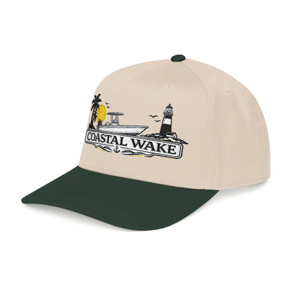 Skiff at Sunset Baseball Cap