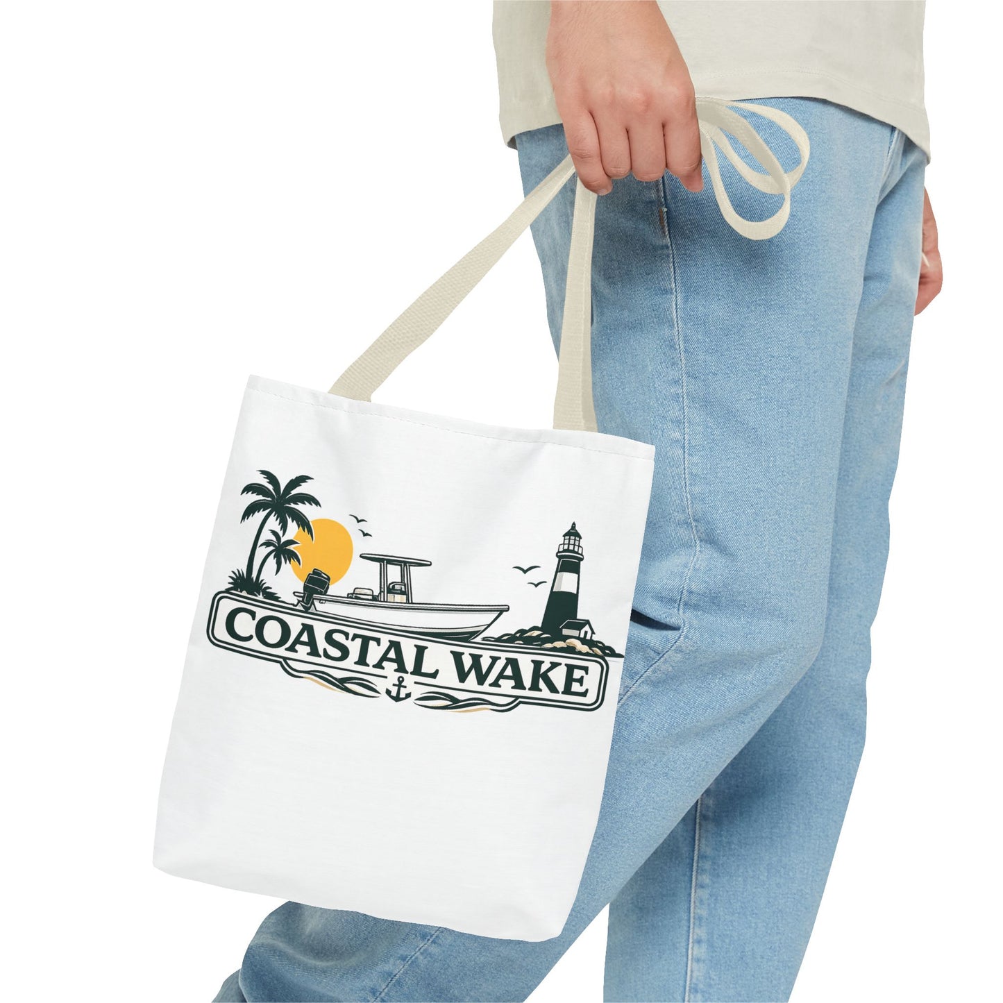 Coastal Wake Tote Bag