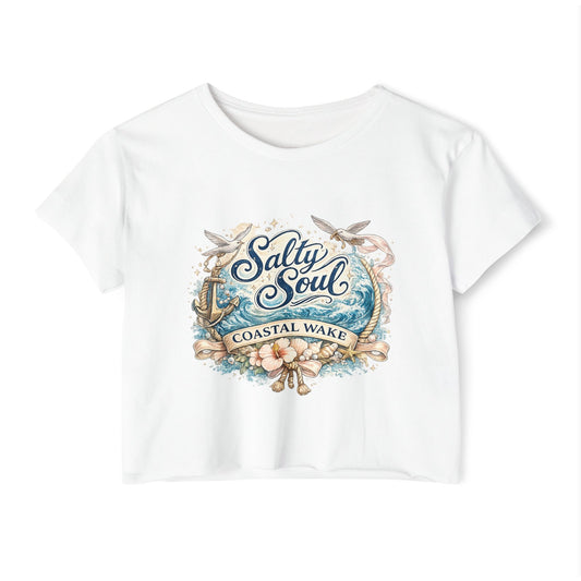 Salty Soul Womens Crop Top