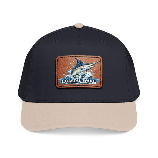 Marlin Leather Patch Cap