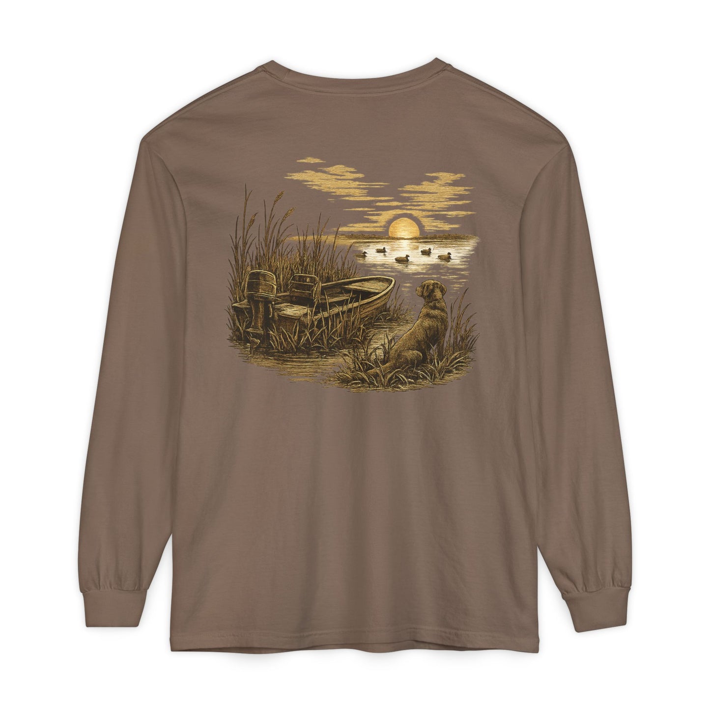 Sunset Duck Hunt Long Sleeve T-Shirt