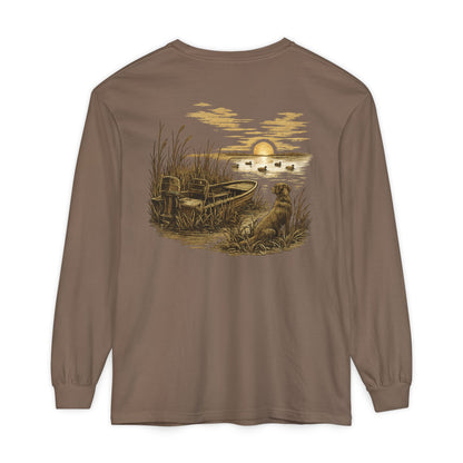 Sunset Duck Hunt Long Sleeve T-Shirt