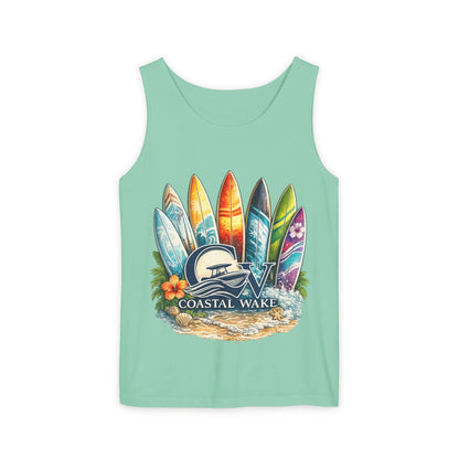 Coastal Wake Surfboard Tank Top