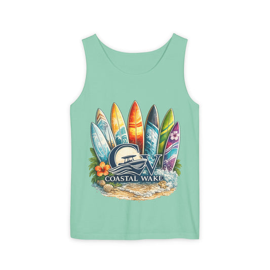 Coastal Wake Surfboard Tank Top