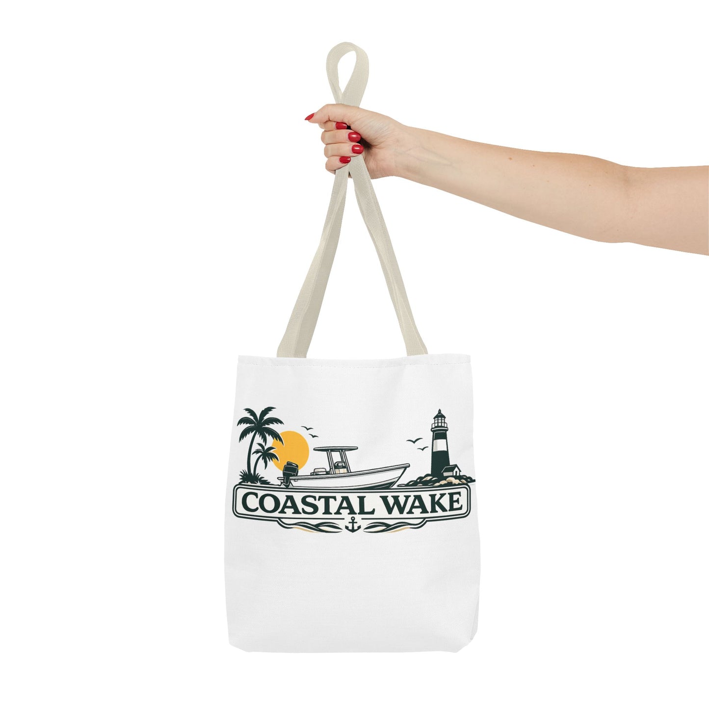 Coastal Wake Tote Bag