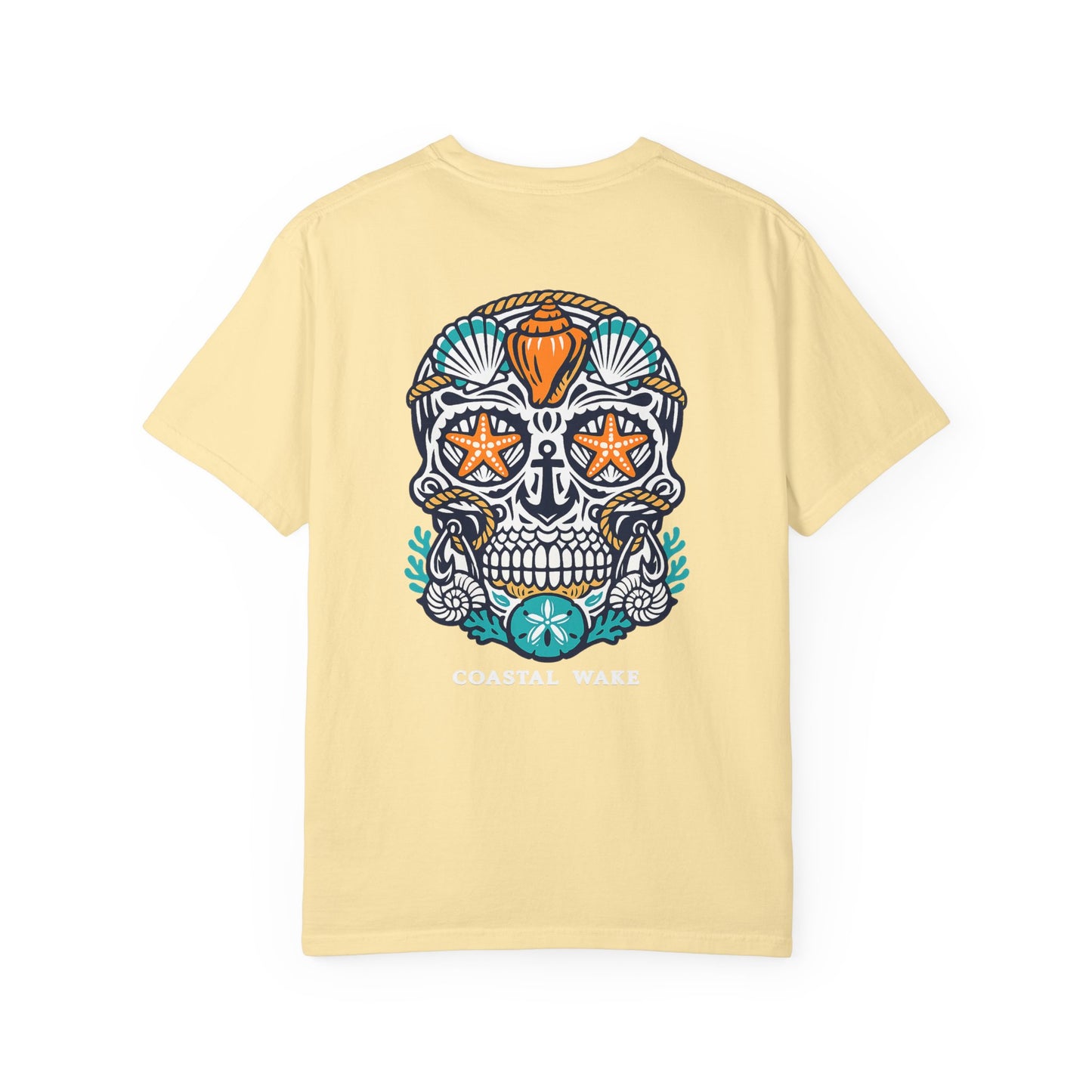 Tidal Skull Tee — Nautical Sugar Skull Graphic T-Shirt