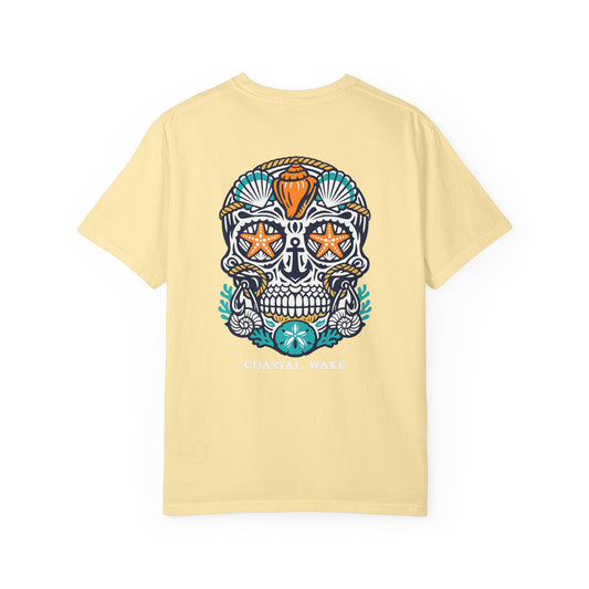 Tidal Skull Tee — Nautical Sugar Skull Graphic T-Shirt