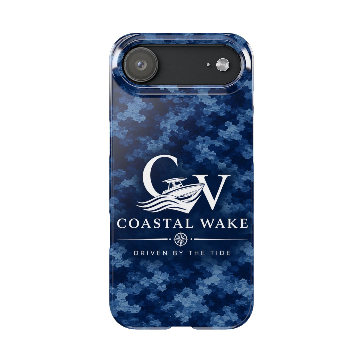Coastal Wake Camo Slim Phone Case