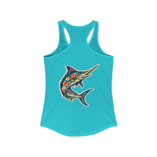 Tropical Marlin Racerback Tank