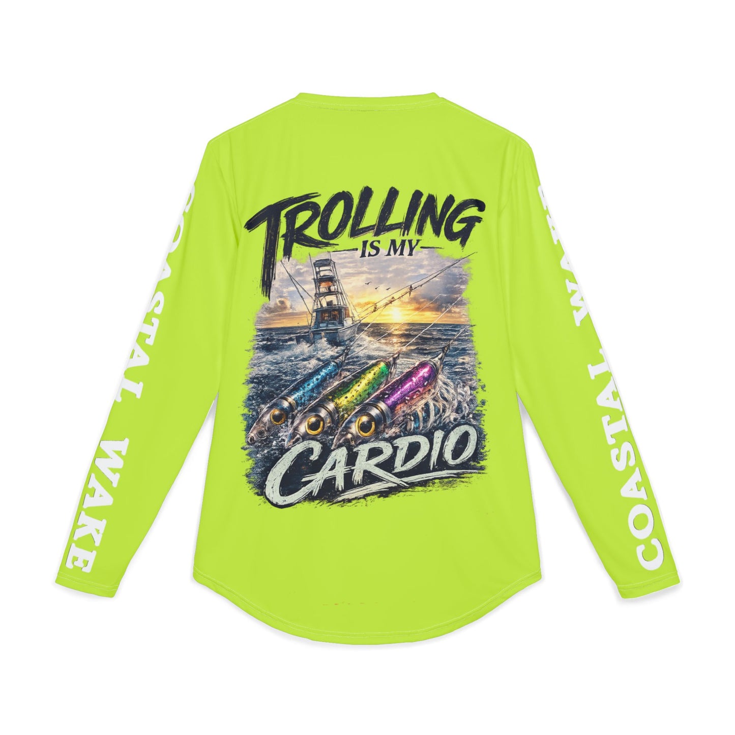 Trolling Is My Cardio Performance Fishing Shirt
