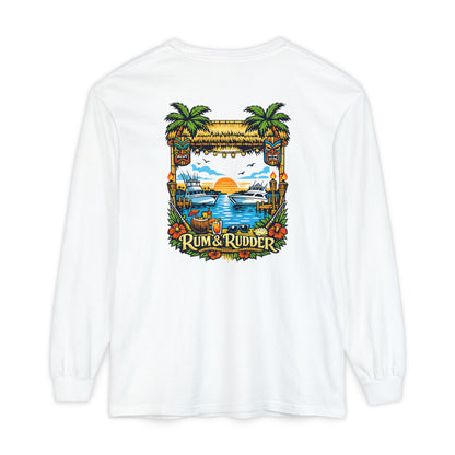 Rum & Rudder Tropical Sunset Long Sleeve T-Shirt