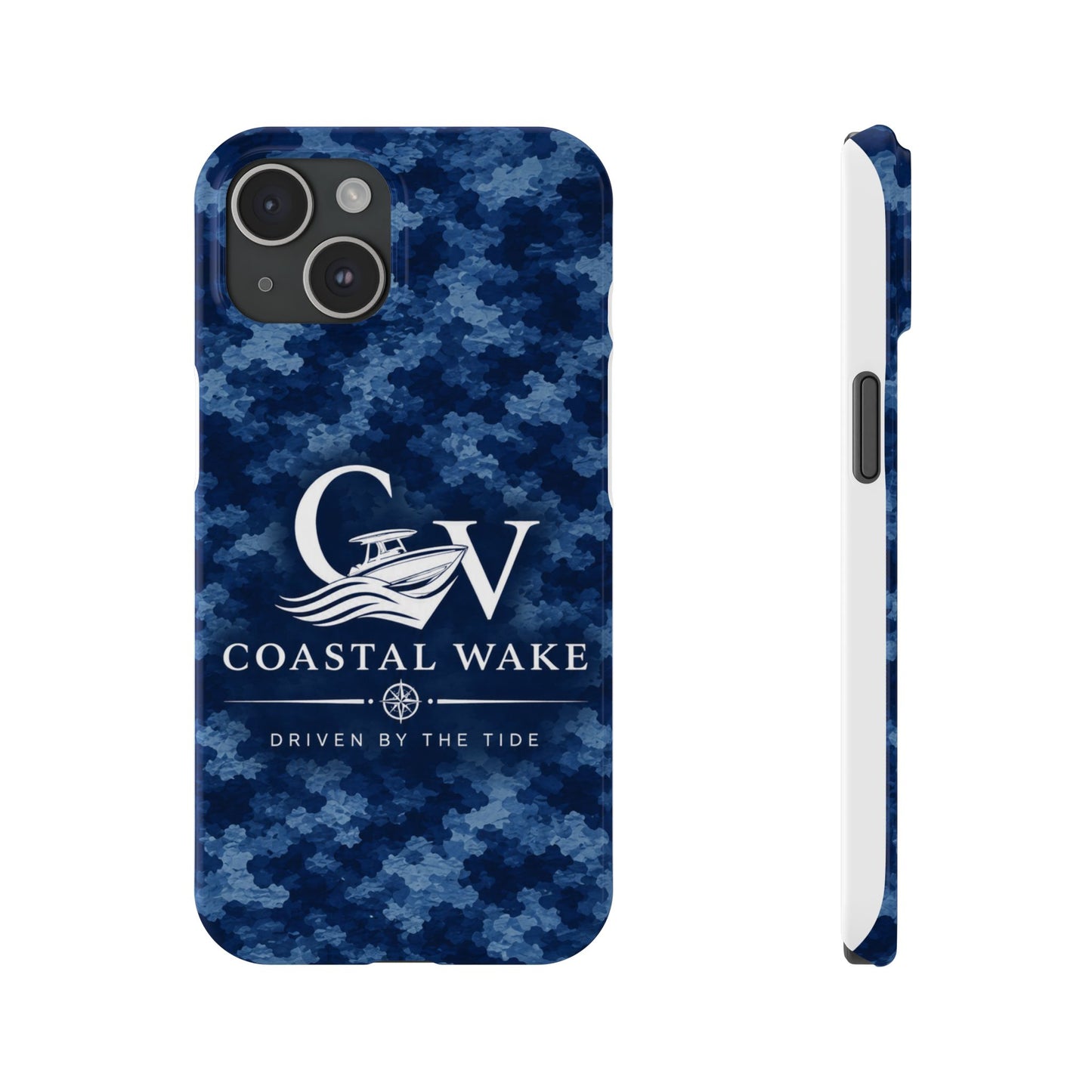 Coastal Wake Camo Slim Phone Case