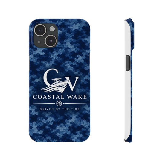 Coastal Wake Camo Slim Phone Case