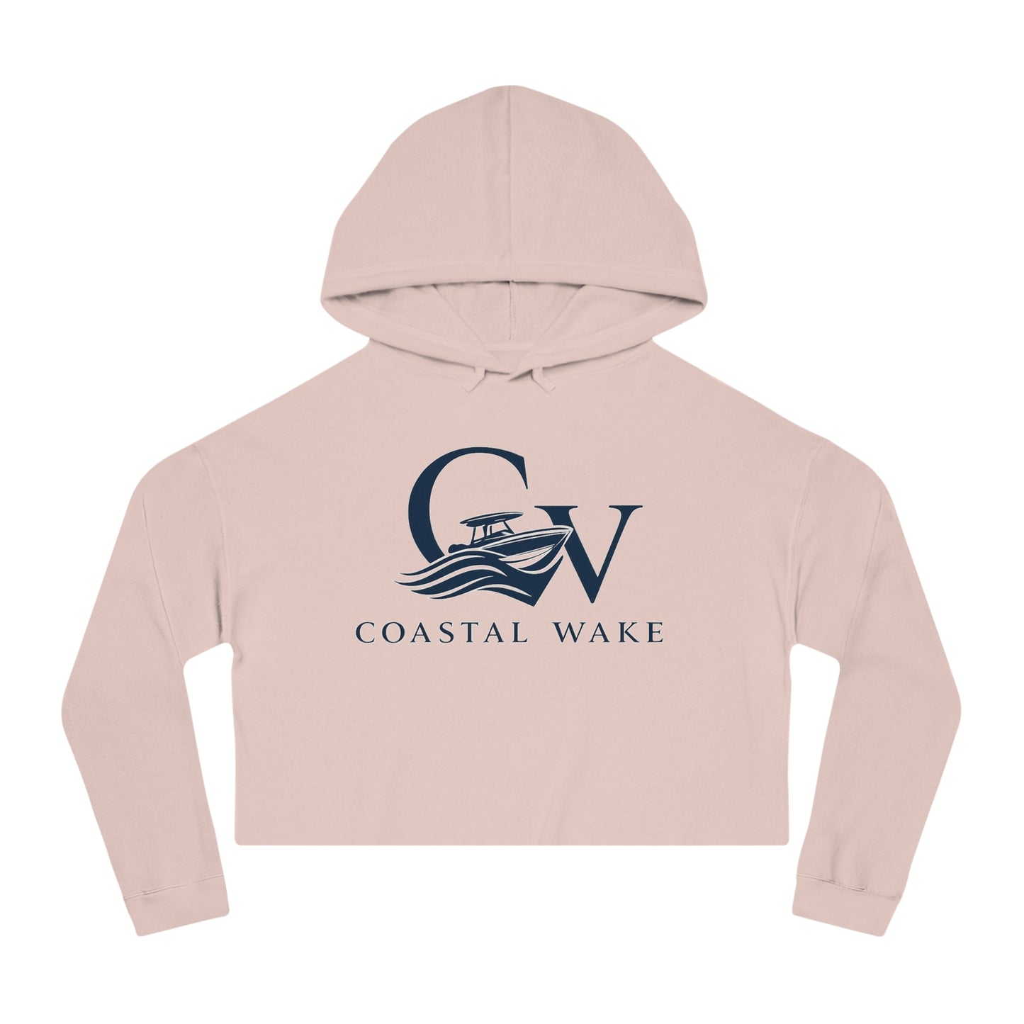 Coastal Wake Cropped Hoodie