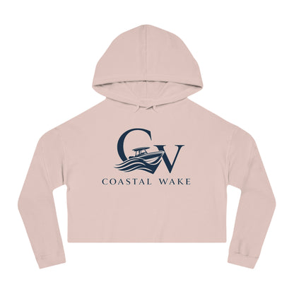 Coastal Wake Cropped Hoodie