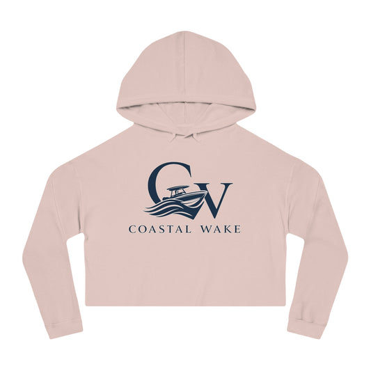 Coastal Wake Cropped Hoodie