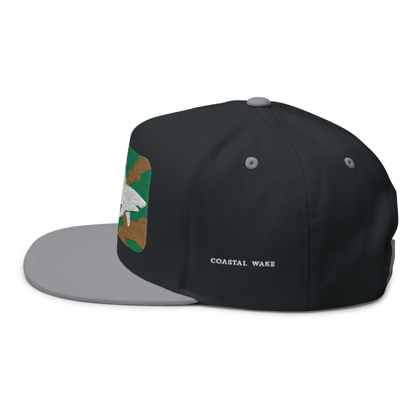 Thresher Shark Camo Flat Bill Cap