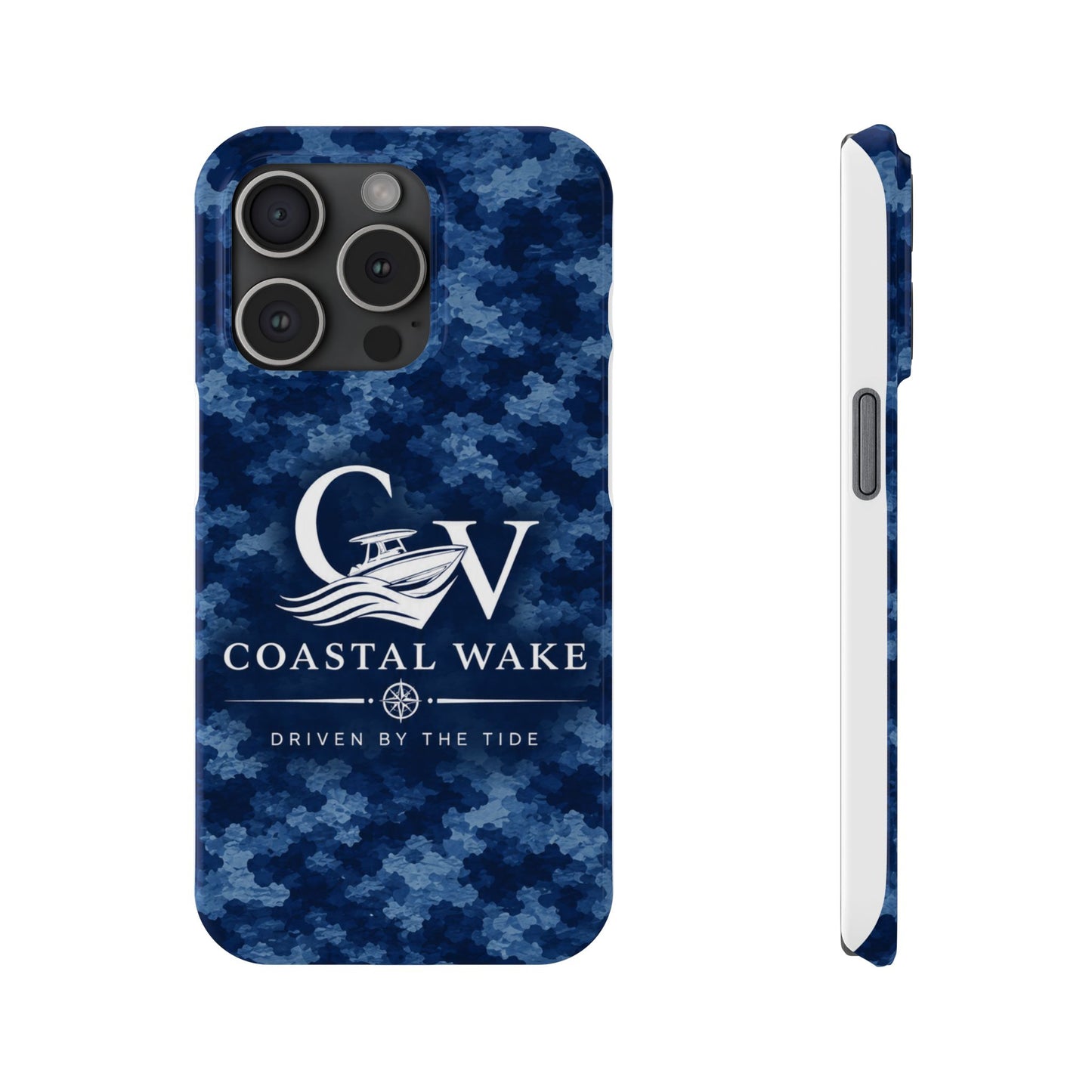 Coastal Wake Camo Slim Phone Case