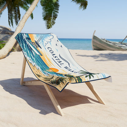 Nautical Scene Beach Towel