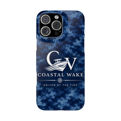 Coastal Wake Camo Slim Phone Case