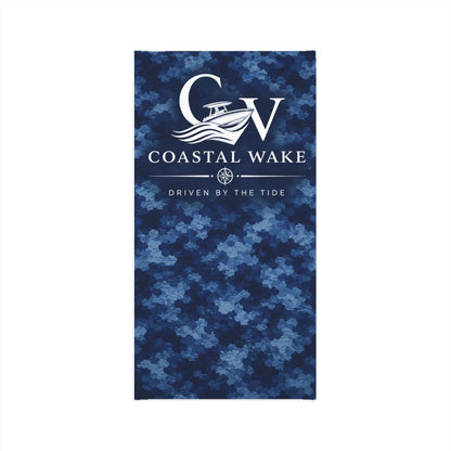 Coastal Wake Blue Camo Neck Gaiter