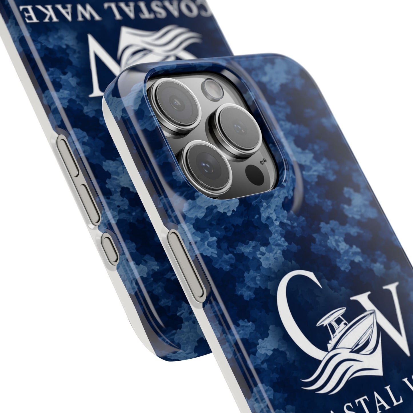 Coastal Wake Camo Slim Phone Case