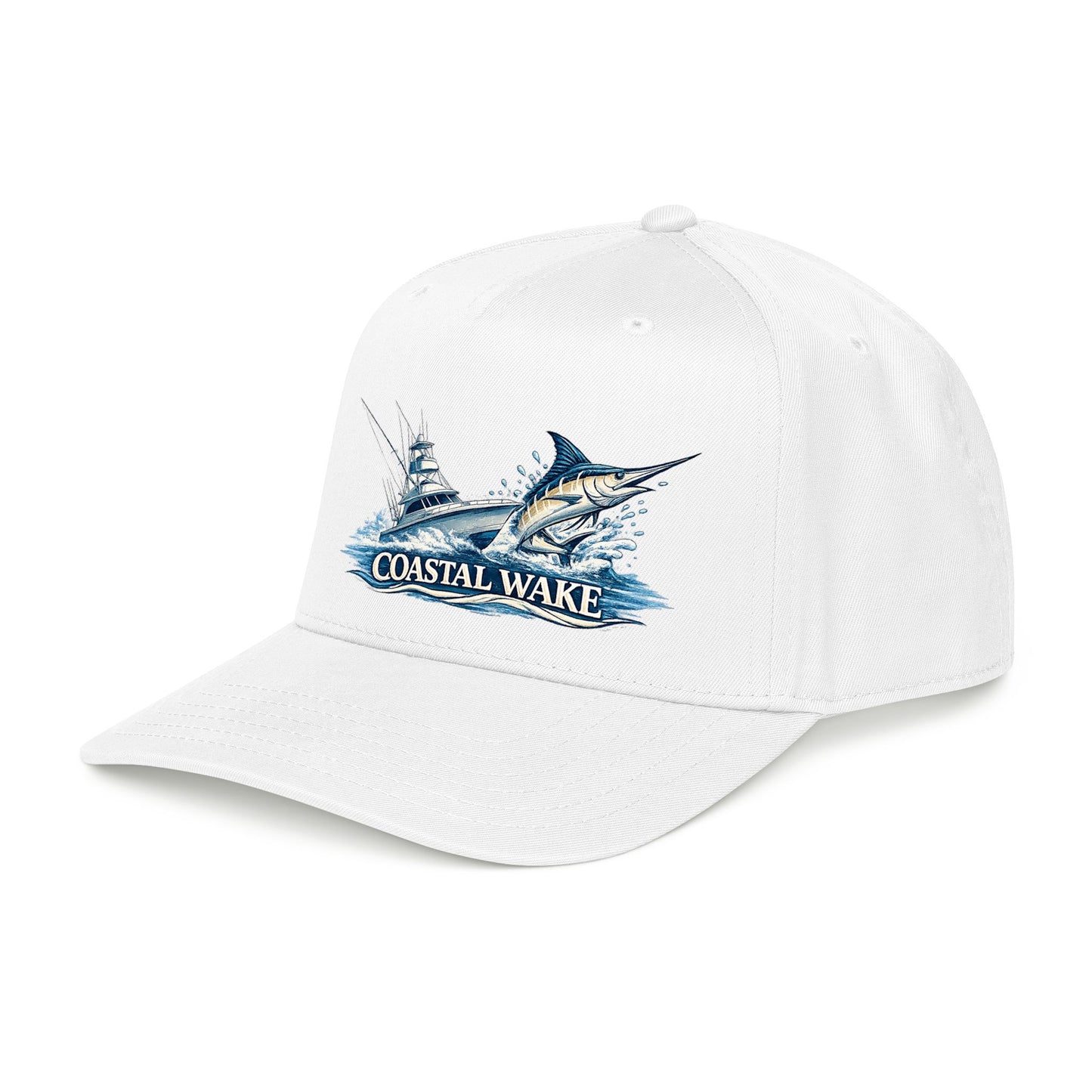 Marlin Jumping Offshore Baseball Cap