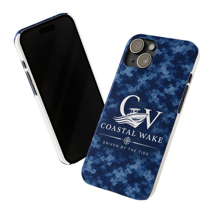 Coastal Wake Camo Slim Phone Case