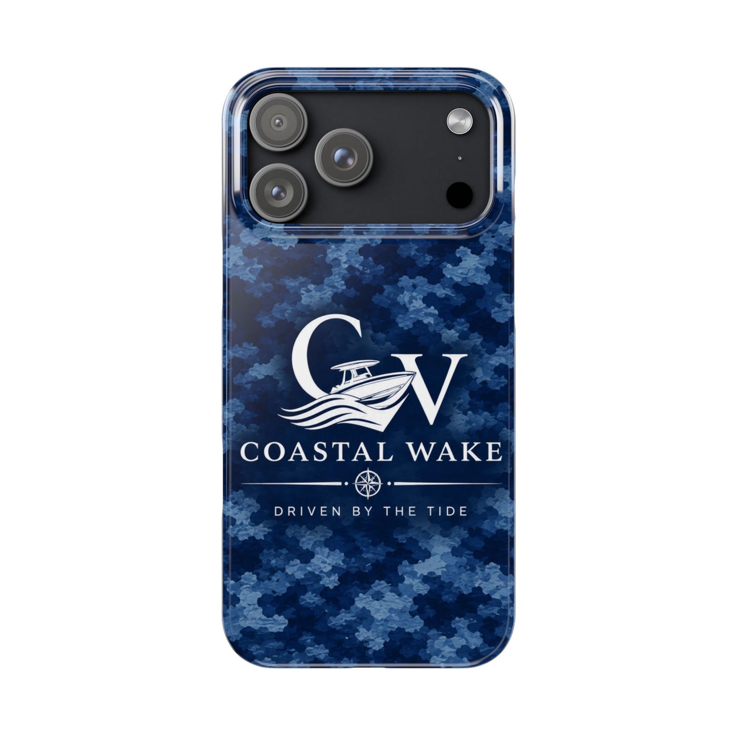 Coastal Wake Camo Slim Phone Case