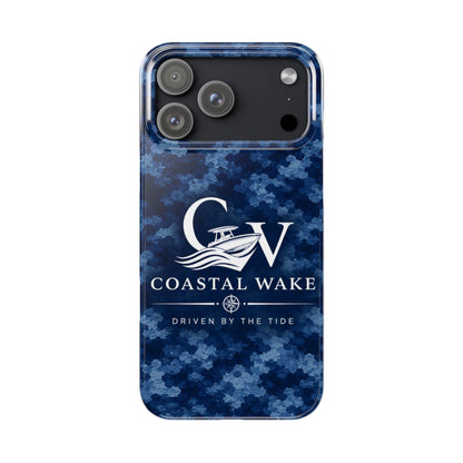 Coastal Wake Camo Slim Phone Case
