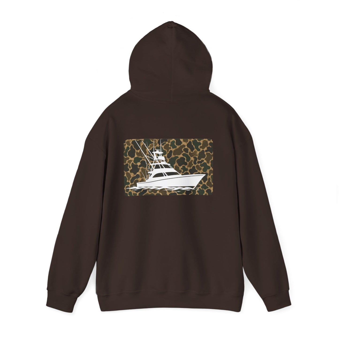 Yacht Graphic Camo Hoodie