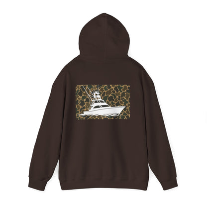 Yacht Graphic Camo Hoodie