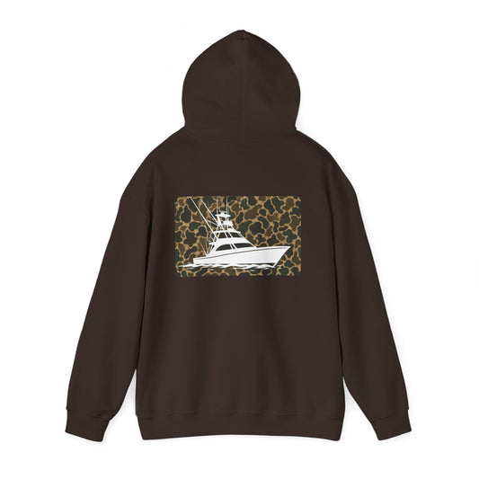 Yacht Graphic Camo Hoodie