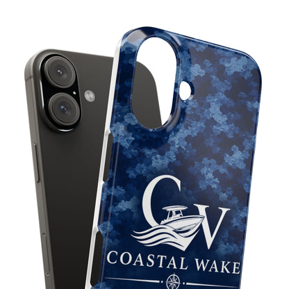 Coastal Wake Camo Slim Phone Case