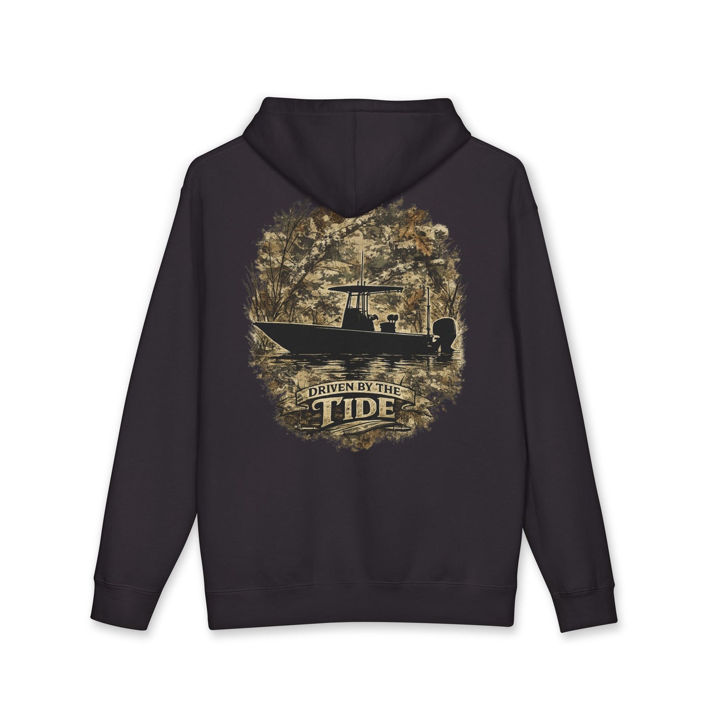 Driven By The Tide – Camo Skiff Edition Hoodie