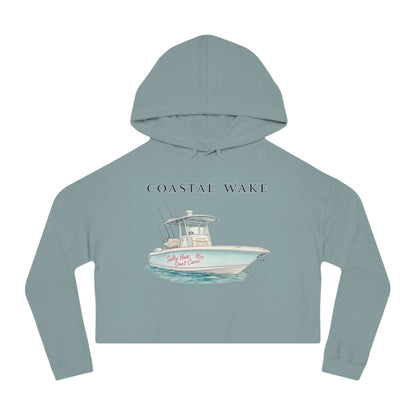 Salty Hair, Don’t Care Cropped Hoodie