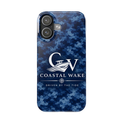 Coastal Wake Camo Slim Phone Case