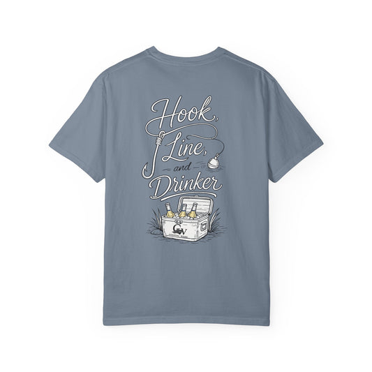 Hook, Line, and Drinker Tee