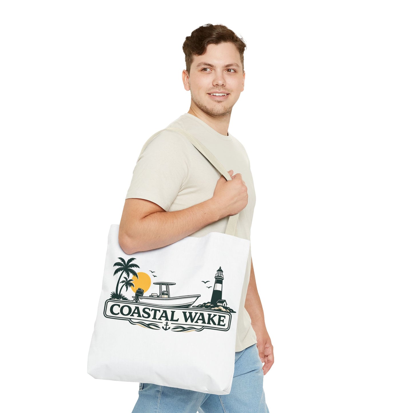 Coastal Wake Tote Bag