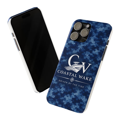 Coastal Wake Camo Slim Phone Case