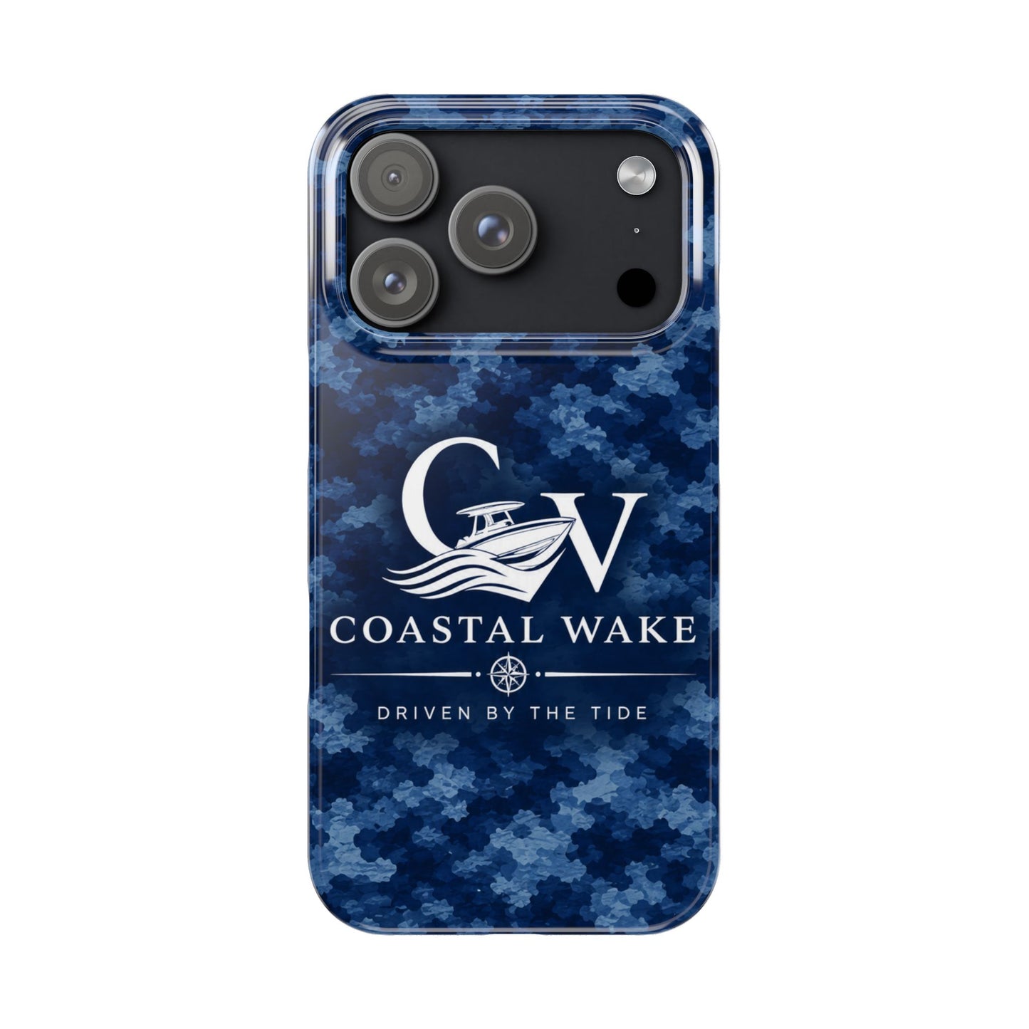 Coastal Wake Camo Slim Phone Case