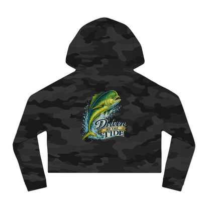 'Driven by the Tide' Mahi Cropped Hoodie