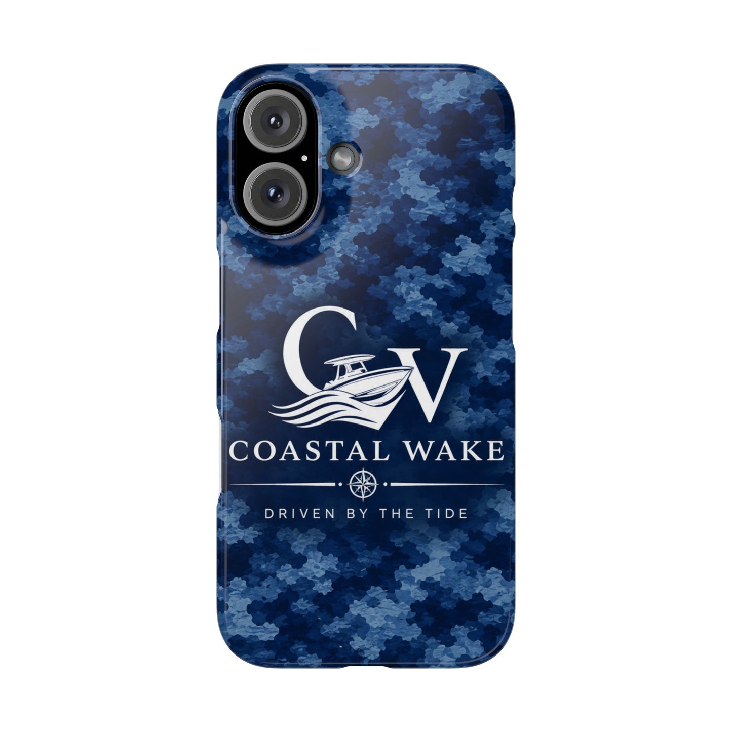 Coastal Wake Camo Slim Phone Case