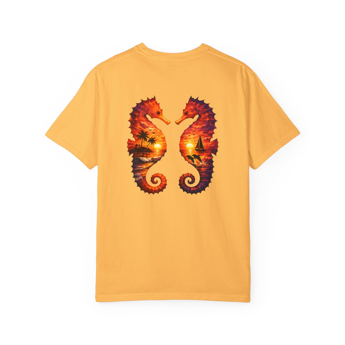 Sunset Seahorse Duo Tee