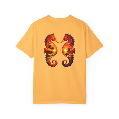 Sunset Seahorse Duo Tee